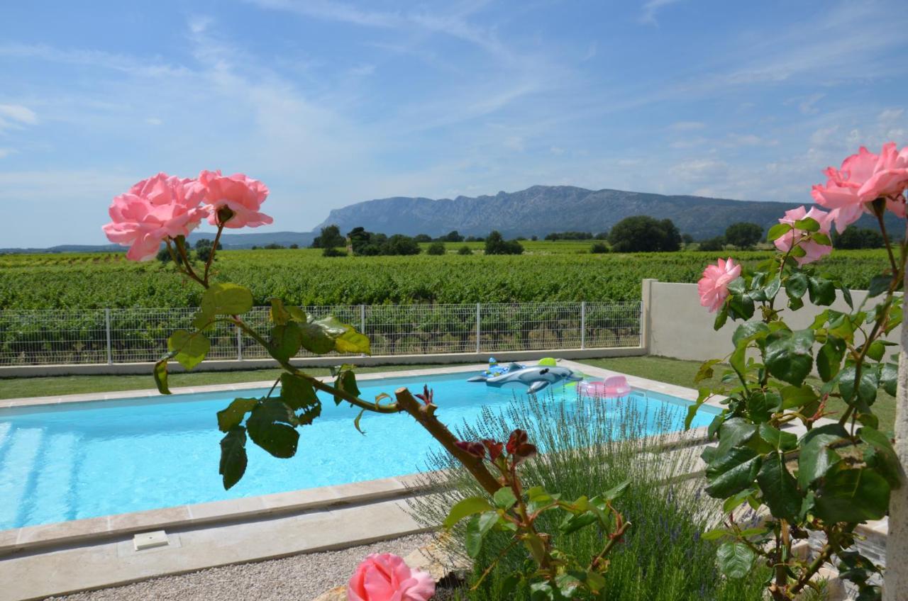 Apartament Vue Sainte Victoire, Proche Aix-En-Provence Pourrieres Zewnętrze zdjęcie